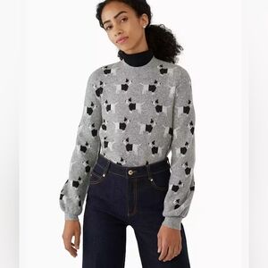 Kate Spade Claude Dachshund Wool Sweater Size XS